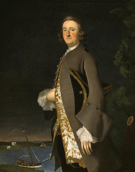 Joseph Blackburn Portrait of Captain John Pigott oil painting image